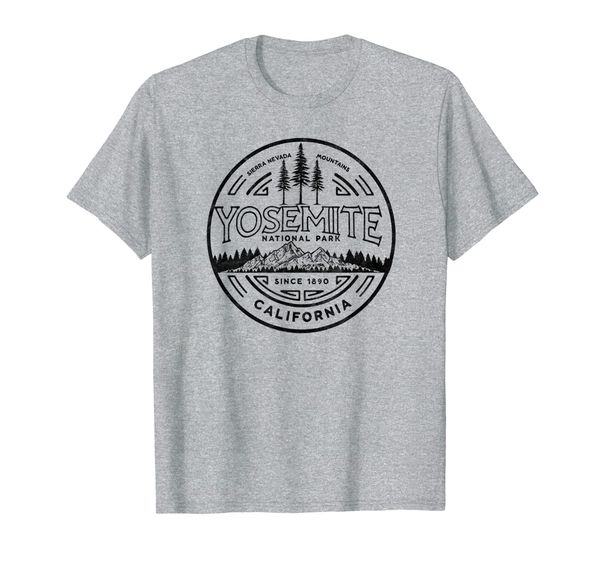 

Yosemite National Park Distressed Minimalist Design T-Shirt, Mainly pictures
