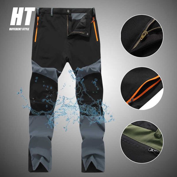 Taktik Pantolon Erkekler Rahat Açık Hızlı Kuru Pantolon Bahar Su Geçirmez Giyim Kargo Pantolon Erkek Yürüyüş Kamp Balıkçılık Joggers 210603