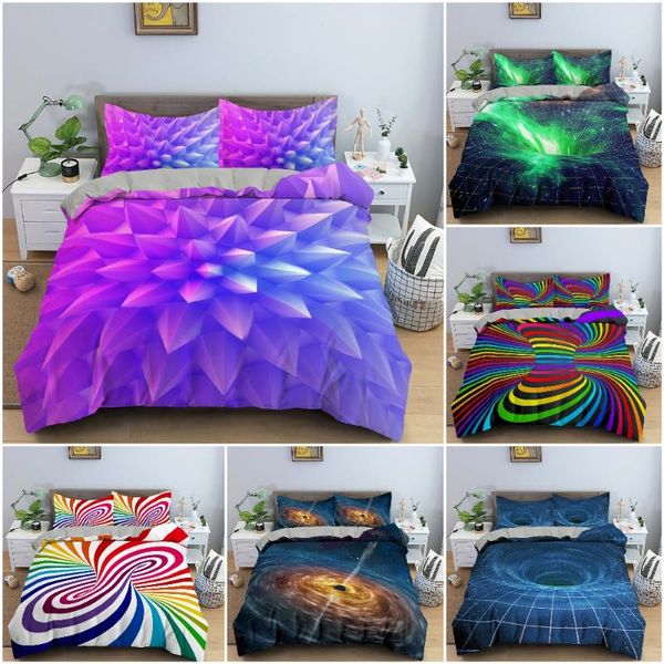 

bedding sets 3d set luxury abstract duvet cover home textile quilt  220x240 bed comforter