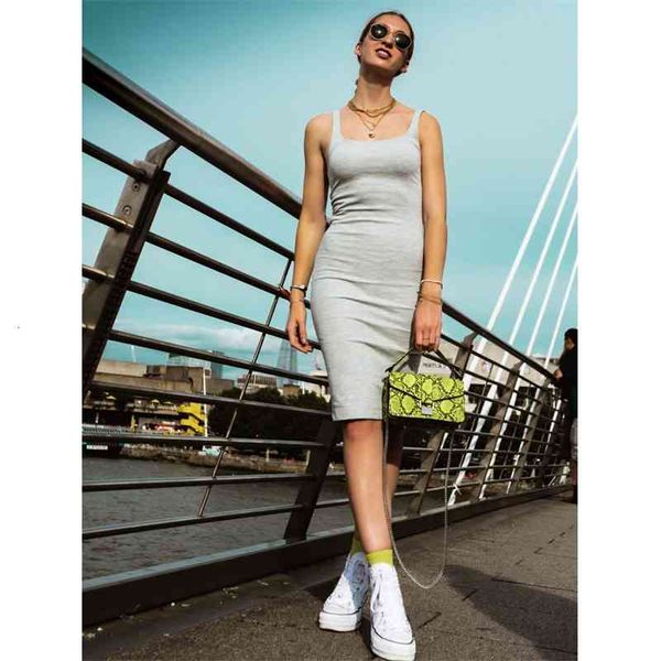 

two piece dress summer personality fashion casual commuting women's wear grey collar sleeveless trimmed nf95, White
