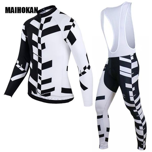 

racing sets strava cycling jersey set 2021 spring pro bicycle team long sleeve clothes premium mtb mountain bike bib sportswear suit, Black;blue