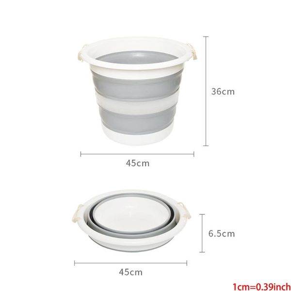 

buckets mxlb 30l collapsible bucket portable folding water container space saving for washing dishes camping hiking home use