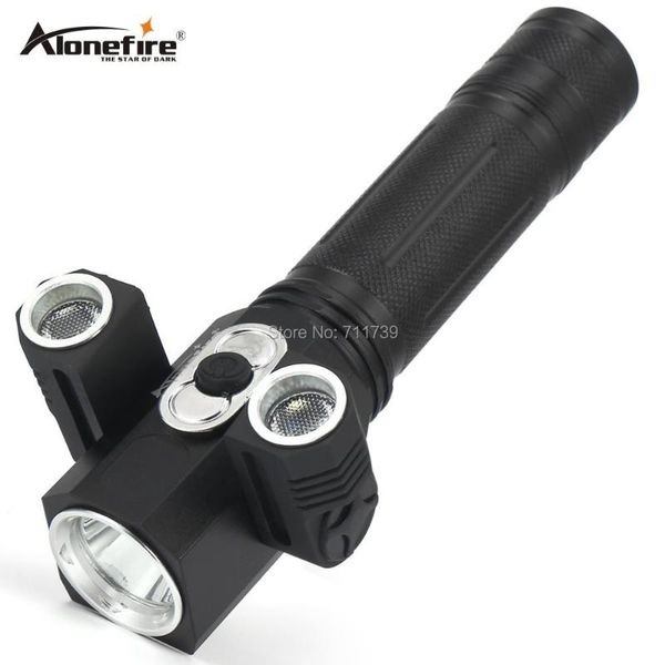

alonefire x180 led xml t6 5000lm waterproof outdoor climbing powerful magnet torch handheld flash light flashlights torches