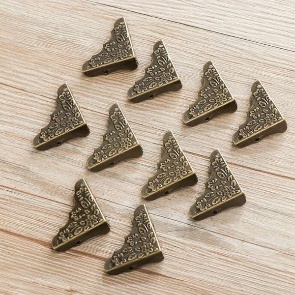 

craft tools 8pcs 37mm metal book scrapbooking menus folders bronze notebook antique protectors corner h0i3