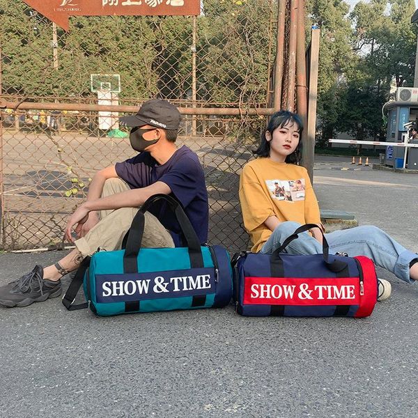 

duffel bags tripnuo letters men and women travel bag yoga swimming gym for fitness training handbags with shoes