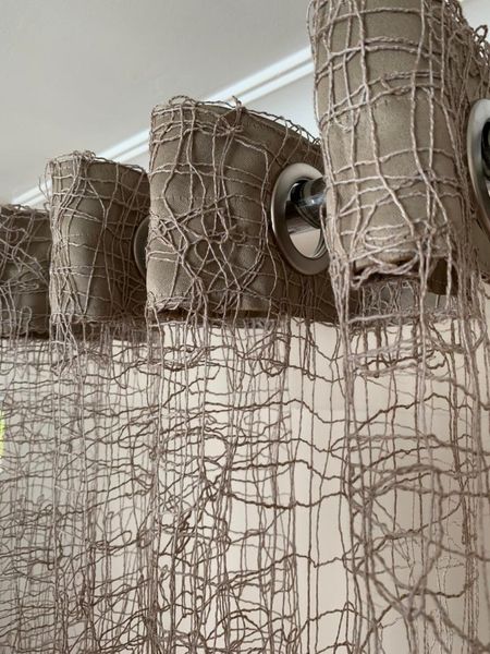 

art deco net sheer curtains panels for outdoor or room. length up to 95 '' ( 241 cm) curtain & drapes