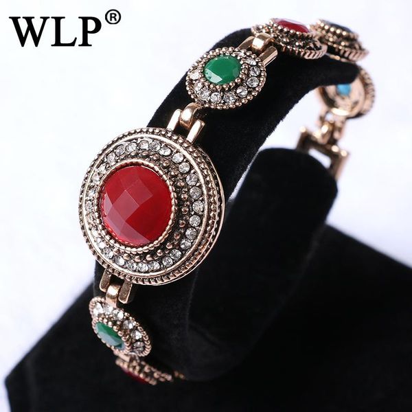 

brand big red main resin bracelet more water drill rose gold color simple and luxury sliver colors design 2021 c0006 link, chain, Black