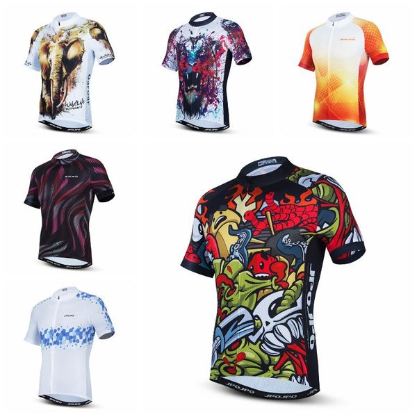 

racing jackets cycling jersey men bike jerseys summer short sleeve shirts bicycle ropa ciclismo clothing maillot, Black;red