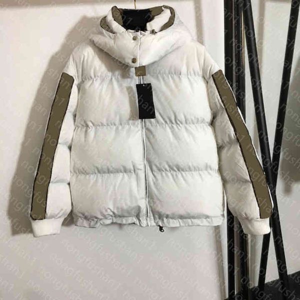 

down winter et parkas men's outerwear coat hooded waterproof for men and women windbreaker hoodie thick clothing keep warm hat, Black