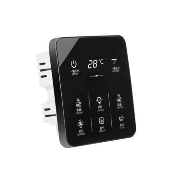 

smart home control touchscreen yuba switch 8 gang bathroom waterproof dustproof panel