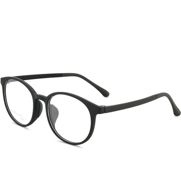 

fashion sunglasses frames tr90 two-color spectacle men's simple and comfortable eyeglasses women's light luxury fashionable myopia, Black