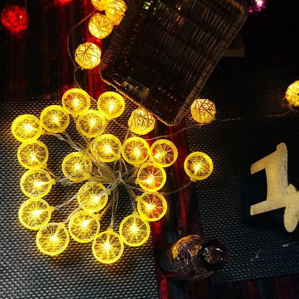 

strings 2m led lemon light string decoration garden wedding family party bedroom battery-powered