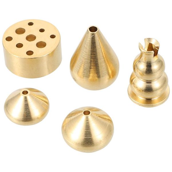 

fragrance lamps 5pcs small copper craft adornments incense containers deskbases