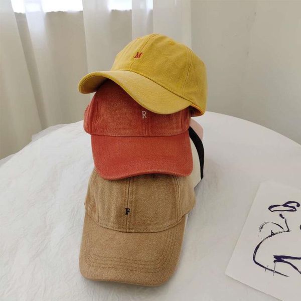 

beanies korean style ins baseball cap women's spring and summer washed cotton embroidery alphabet peaked fashion trendy all-matching