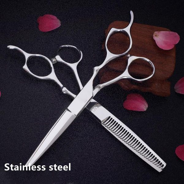 

hair scissors 1pcs professional hairdressing thinning barber scissor set cutting stainless steel tool