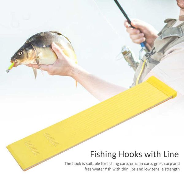 

fishing hooks barbed nylon line double hook set stainless steel with wire accessories