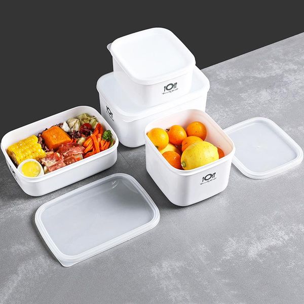 

dinnerware sets simple large capacity lunch box portable microwave leakproof bento home office student picnic fruit storage container