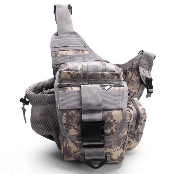 

outdoor bags 2021 style camouflage alforja men's army fan oxford waterproof saddle bag sports travel mountaineering
