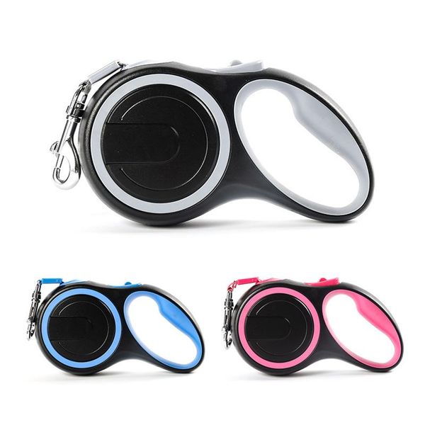 

dog collars & leashes 8m premium durable leash automatic retractable large lead extending walking leads traction rope belt pet