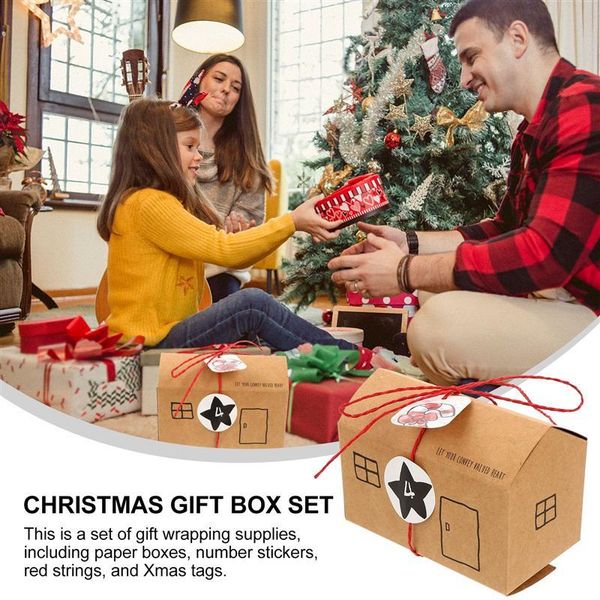 

gift wrap 1 set beautiful number stickers portable storage bags fashionable candy boxes