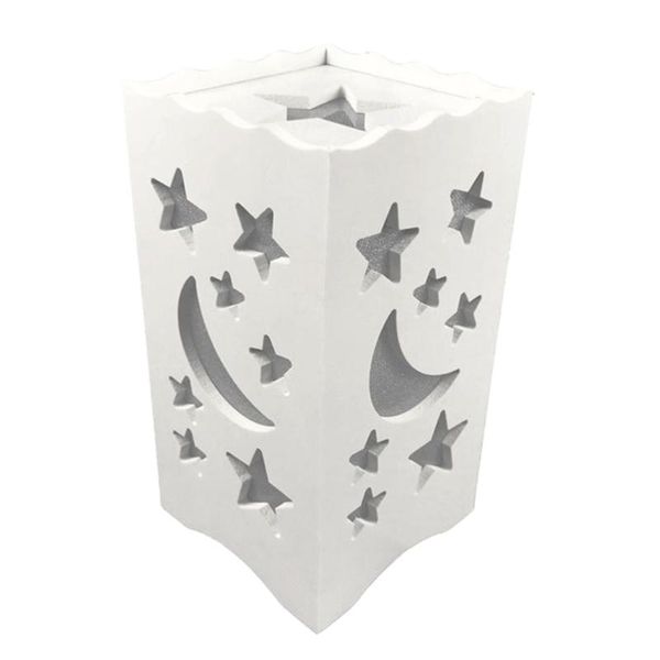 

candle holders 1pc creative hollowed carved lamp dimmable table light decorative night