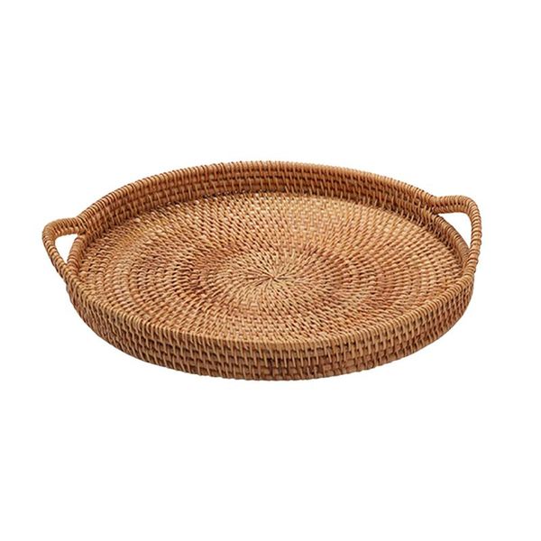 

kitchen storage & organization for food basket handmade with handles household outdoor picnic coffee tea dinner bread fruit rattan serving t