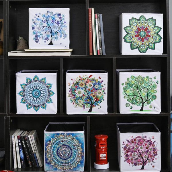 

diamond painting 5d diy storage box cartoon four season tree pictures special shaped drills embroidery cross stitch art