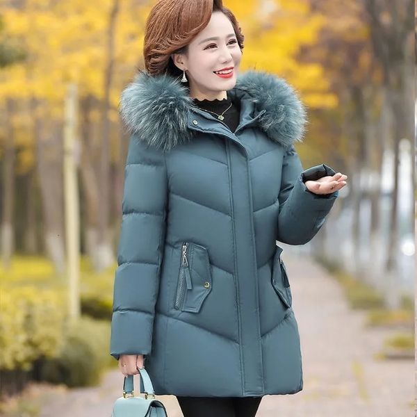 

women's jackets female parka jacket, long coat with fur collar and hood, warm cotton jacket quilted, large size, 5xl for women zezb, Black;brown