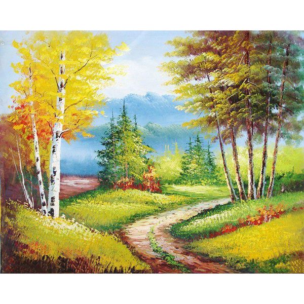

paintings gatyztory plain landscap diy painting by numbers handpainted oil modern wall art picture