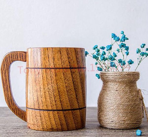 

10pcs 2021 fashion nature creative summer wooden mugs jujube cups simple office