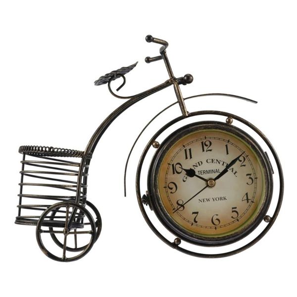 

1pc creative clock decoration household deskmetal ornament wall clocks