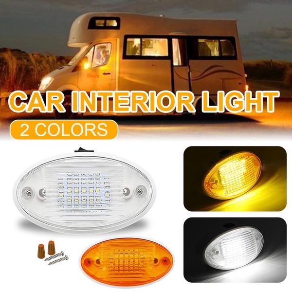 

emergency lights universal 12v car interior light ceiling dome reading with toggle switch for camper caravan motorhome marine boat