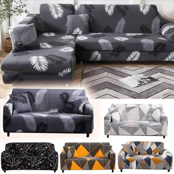 

chair covers sofa slipcovers for living room corner spandex elastic sectional couch cover 1/2/3/4 seater stretch funiture protector