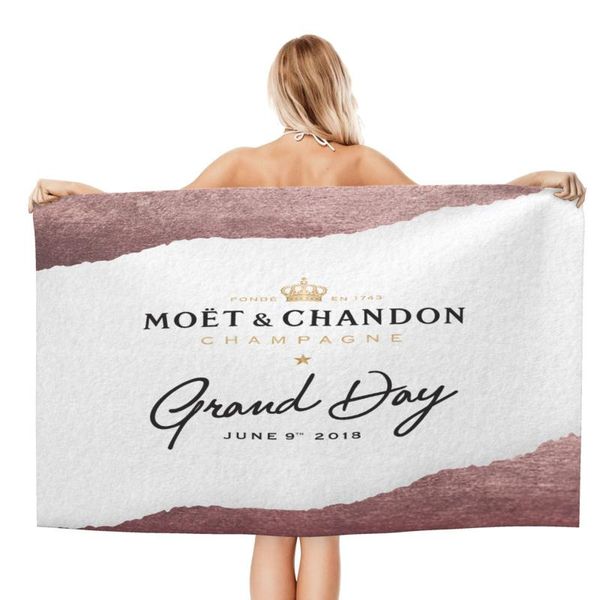 

moet & chandon champagne beach towels, xl bath personalized design, sand cloud luxury towels_mystyj09 towel