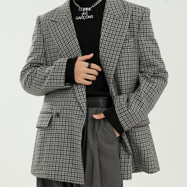 

men's clothing | autumn 2021 qianniaoge korean loose and versatile suit suits & blazers, White;black