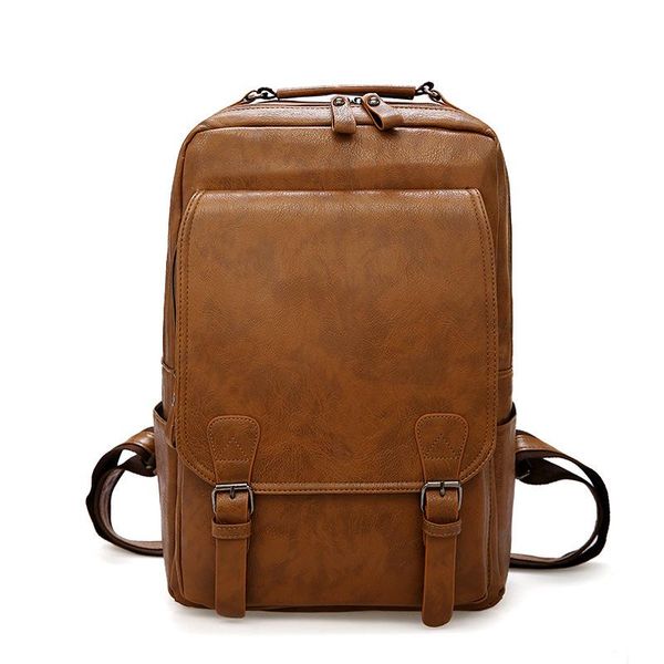 

winter pu backpack men's fashion leisure large capacity computer schoolbag women school bags