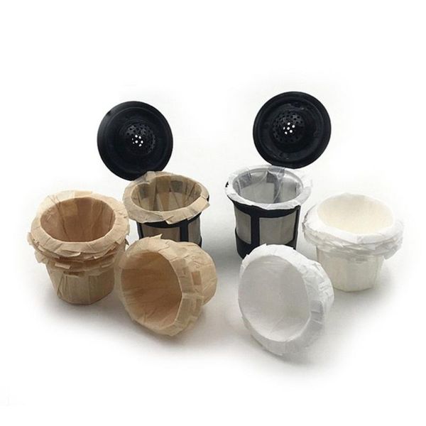 

coffee filters arshen 100pcs / set white single-portion paper for machine filter cup