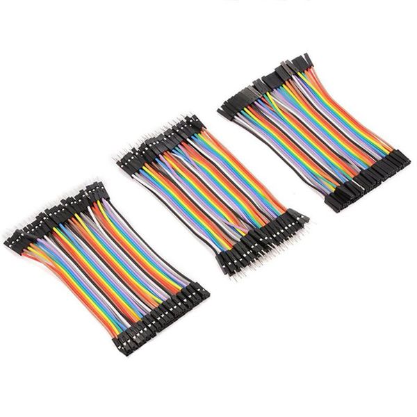 

hubs 3pack dupont line 15cm 40pin male to + female and jumper wire cable for arduino diy kit