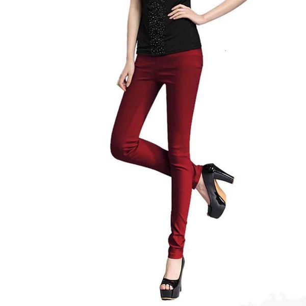 

women's pants & capris women long solid high waist pencil trousers skinny slim korean style casual 1s5a, Black;white