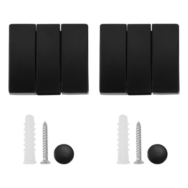

hooks & rails 2pcs punch simple space-saving coat hangers multi-functional