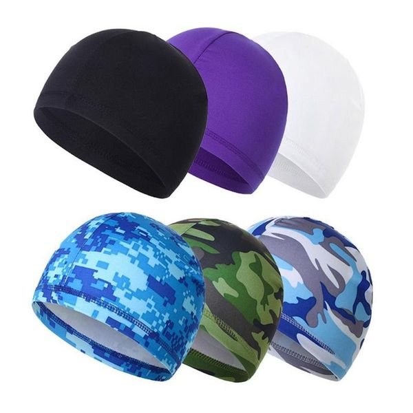 

cycling caps & masks 1pc quick dry helmet cap anti-uv anti-sweat sports hat motorcycle bike riding bicycle men women running, Black
