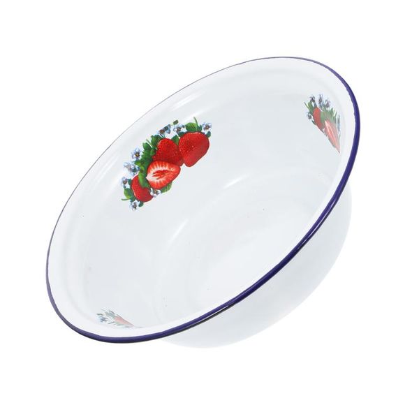 

bowls 1pc vintage enamel rice practical ramen storage tableware