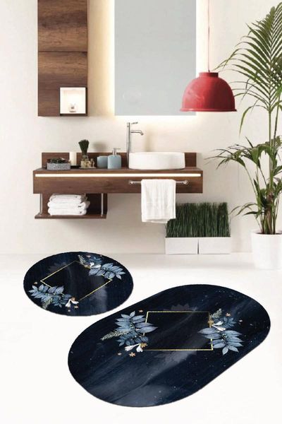 

50x80 - 50x50 digital bath mat set for closet 2 bs095 mats