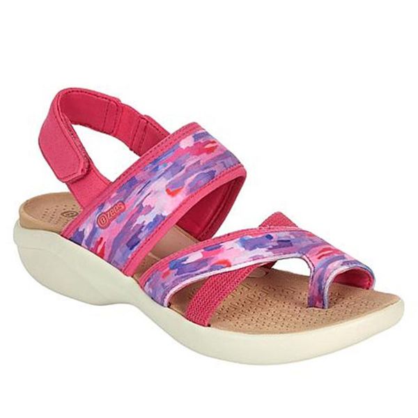 

sandals women hook loop round toe non-slip thick soled mixed color flat platform ladies casual cute beach shoes plus size 35-43, Black