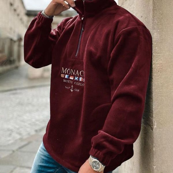 

men's hoodies & sweatshirts autumn winter oversize man fashion long sleeve letter printing loose pullover thicken multi-color available, Black