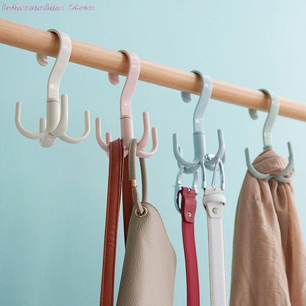 

hangers & racks 2pcs one rotary hook bathroom wooden home kitchen uphill rack rotating towel clothes hook, cabinet organizer