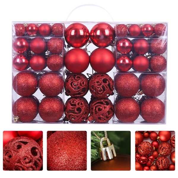 

party decoration 1 box/100pcs xmas tree pendant christmas hanging decor ornaments