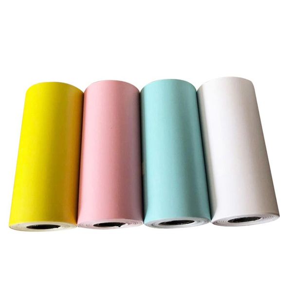 

window stickers 4 pcs/set durable po roll continuous accessories paste thermal sticker self adhesive printing paper gift supermarket square
