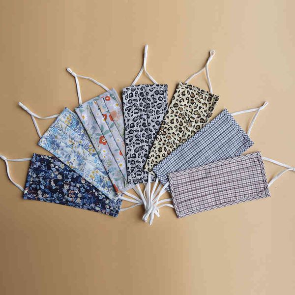 

sunscreen color printed cotton gauze men's and women's breathable masks