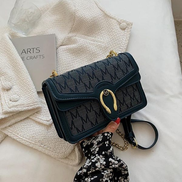 

evening bags women 2021 fashion all-match high-quality one-shoulder diagonal chain small square bag sac a main femme